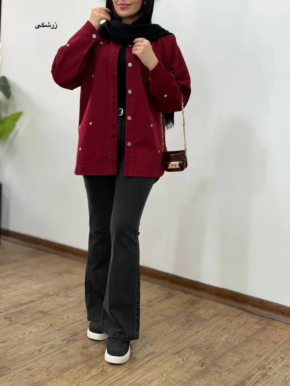 مانتو کتان گلدوزی آیسو پرنا